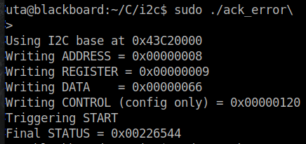 Linux Kernel Test Output