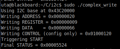 Linux Kernel Test Output