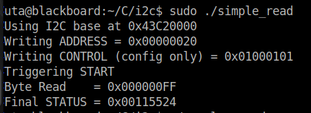 Linux Kernel Test Output