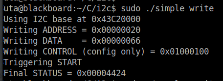 Linux Kernel Test Output